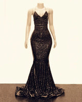 2027 Prom Dresses Sheath Black Halter Criss Cross Sequence Long view 9